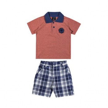 Conjunto Camisa Pólo e Bermuda Quimby