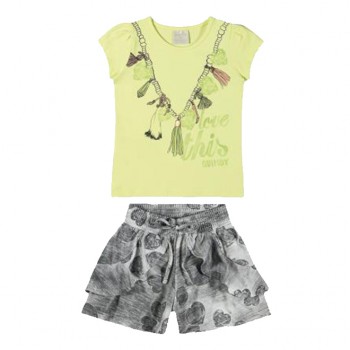 Conjunto Blusa e Short Quimby