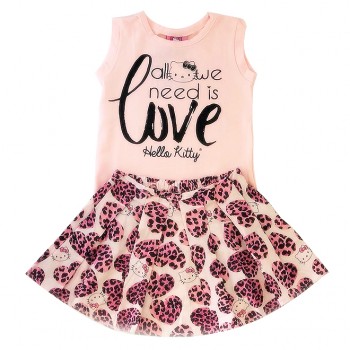 Conjunto Hello Kitty Rosa