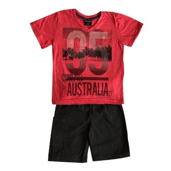 Conjunto Camiseta e Bermuda Austrália