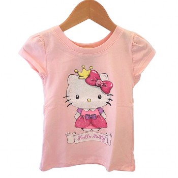 Blusa em Meia Malha Hello Kitty