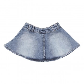 Saia Jeans Godê Tachas