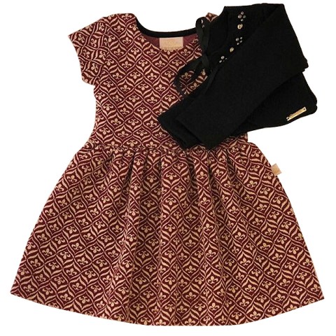 Vestido KIKI + Bolero com Aplicações