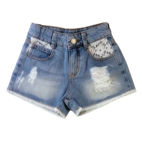Renda em store shorts jeans