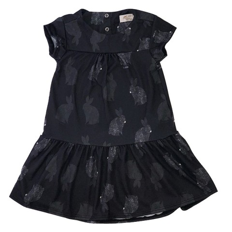 Vestido Up Baby m/c Meia Malha Coelho